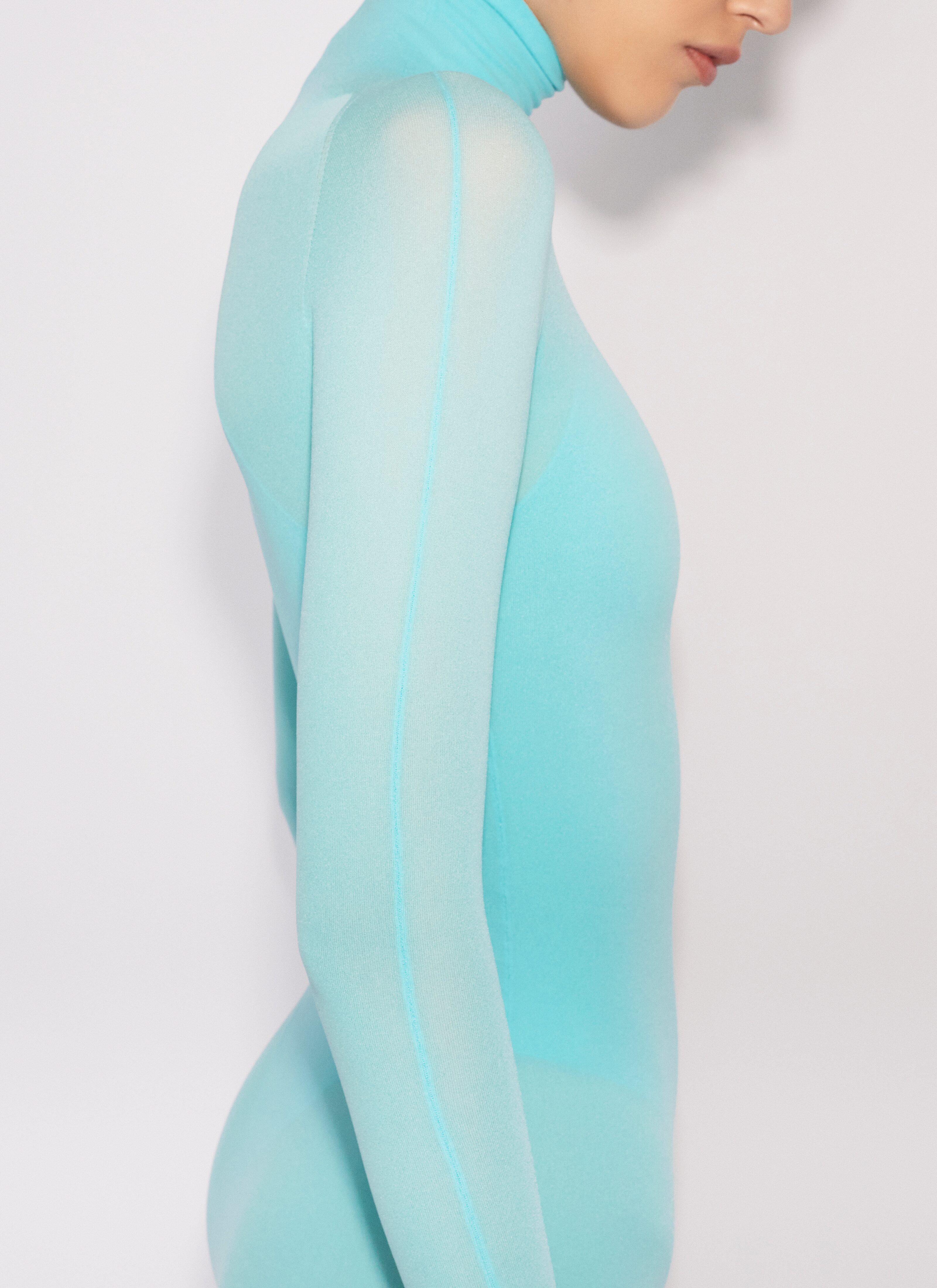 SHEER HIGH NECK DRESS SHEER HIGH NECK DRESS - maison-alaia.com